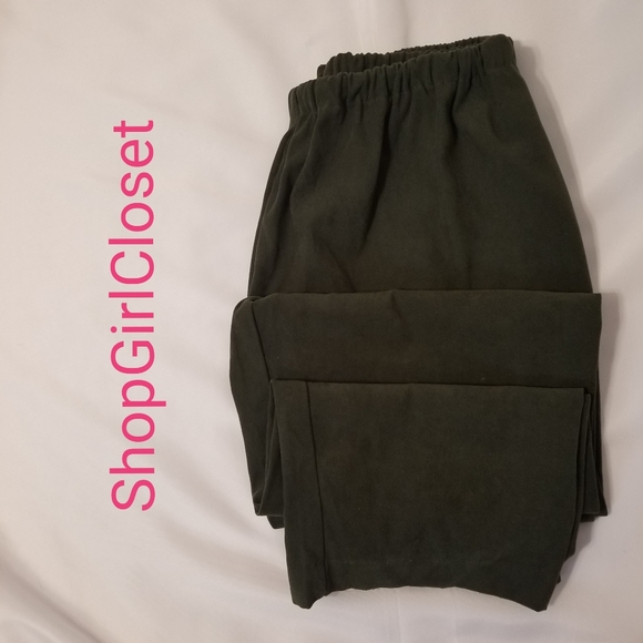 Susan Graver Pants..Olive Green..Sz 2X